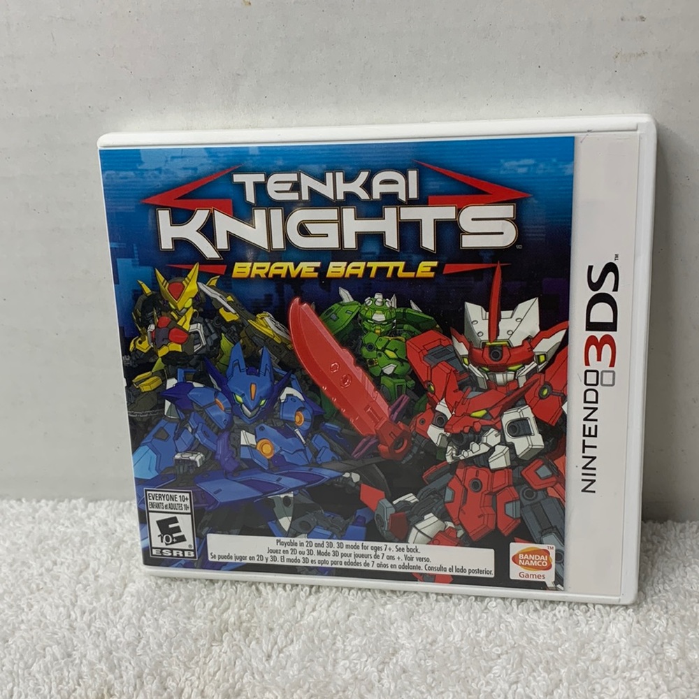 Tenkai Knights Brave Battle Nintendo 3DS Game & Case